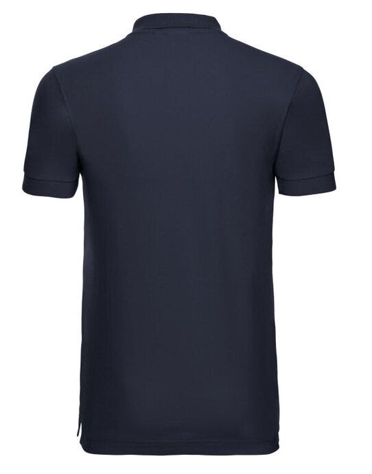 Russell Athletic 566M Russell Mens Fitted Stretch Polo - French Navy