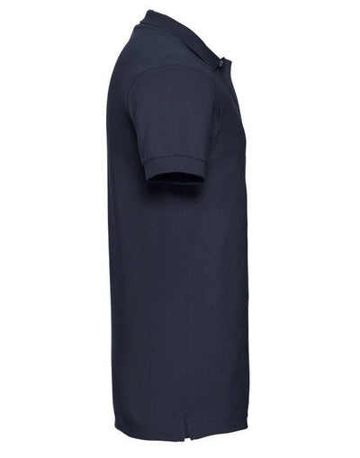 Russell Athletic 566M Russell Mens Fitted Stretch Polo - French Navy