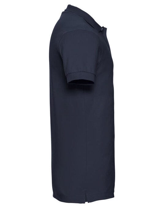 Russell Athletic 566M Russell Mens Fitted Stretch Polo - French Navy