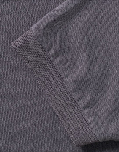 Russell Athletic 566M Russell Mens Fitted Stretch Polo - Convoy Grey