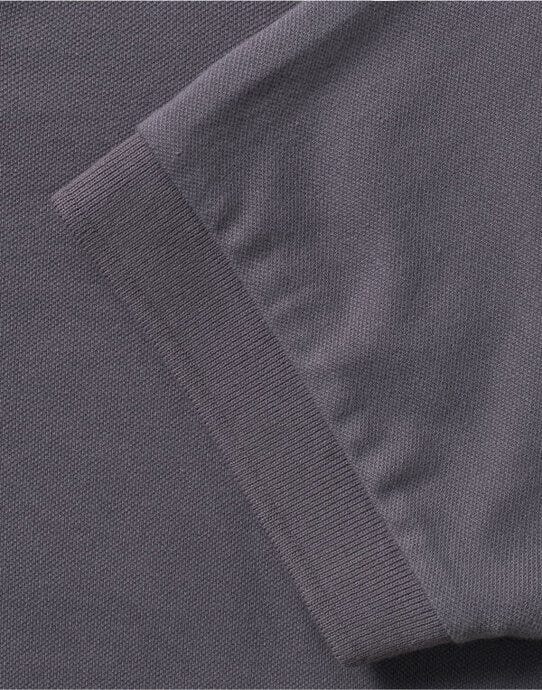 Russell Athletic 566M Russell Mens Fitted Stretch Polo - Convoy Grey