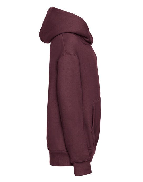 Russell Athletic 575B Russell Kids Hooded Sweatshirt - Burgundy