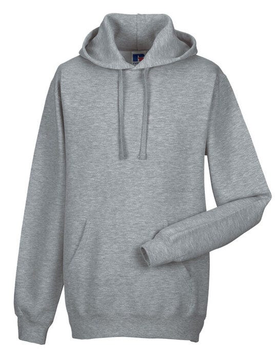 Russell Athletic 575M Russell Hooded Sweatshirt - Light Oxford
