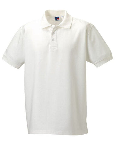 Russell Athletic 577M Russell Mens Ultimate Cotton Polo - White