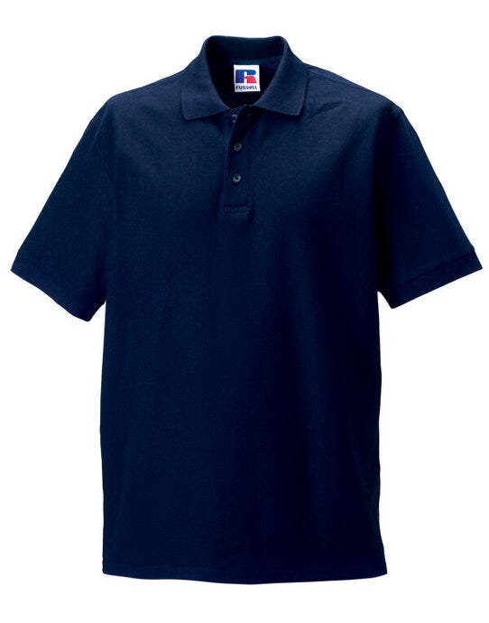 Russell Athletic 577M Russell Mens Ultimate Cotton Polo - French Navy