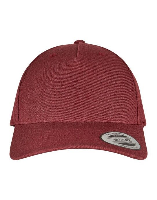 Flexfit 5789M YP Classics 5 Panel Premium Cap - Maroon