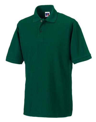 Russell Athletic 599M Russell Hardwearing Polycotton Polo - Bottle Green