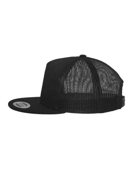 Flexfit 6006 Classic Trucker Cap - Black
