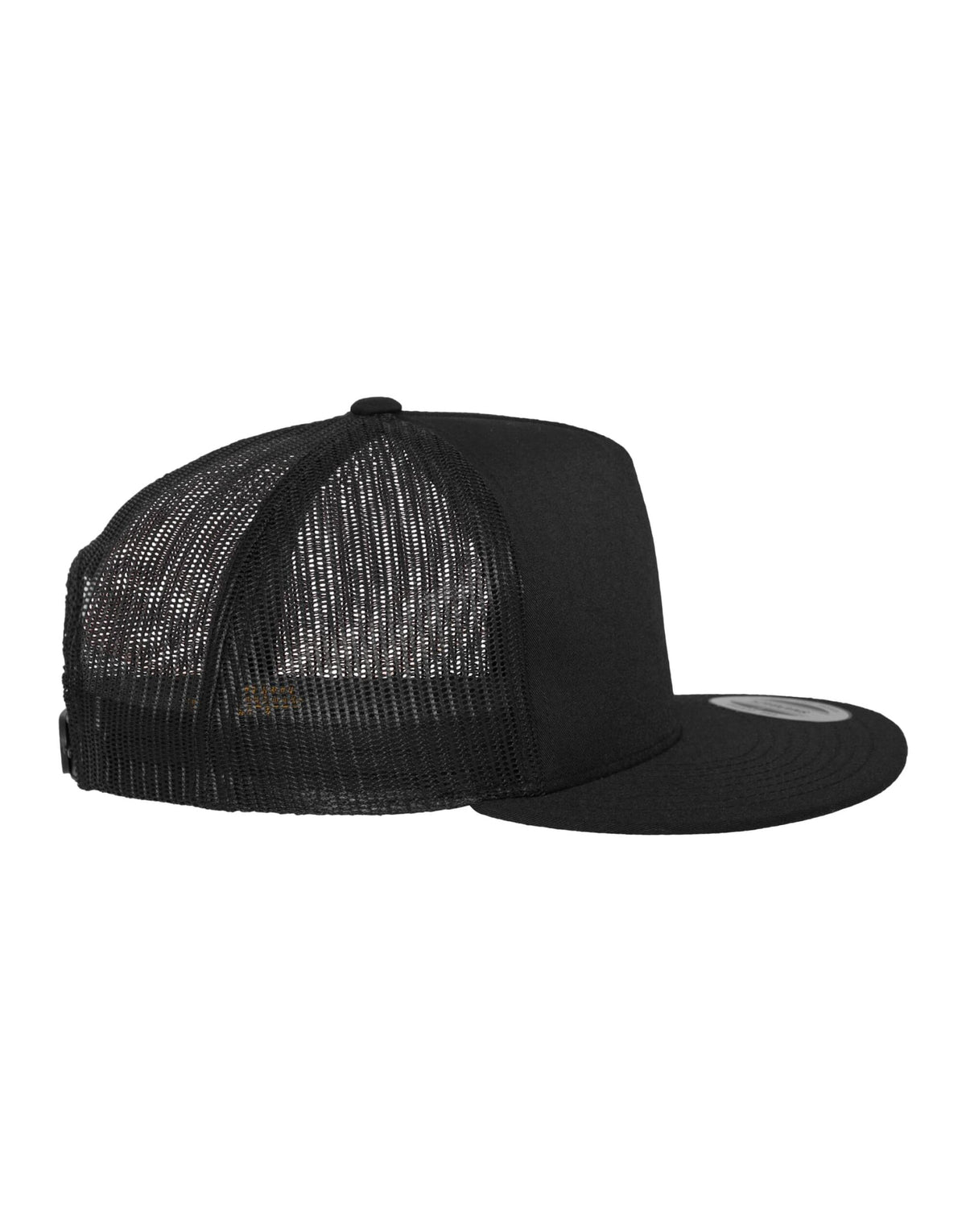 Flexfit 6006 Classic Trucker Cap - Black