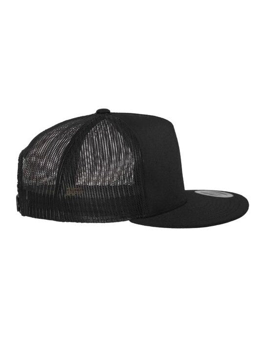 Flexfit 6006 Classic Trucker Cap - Black