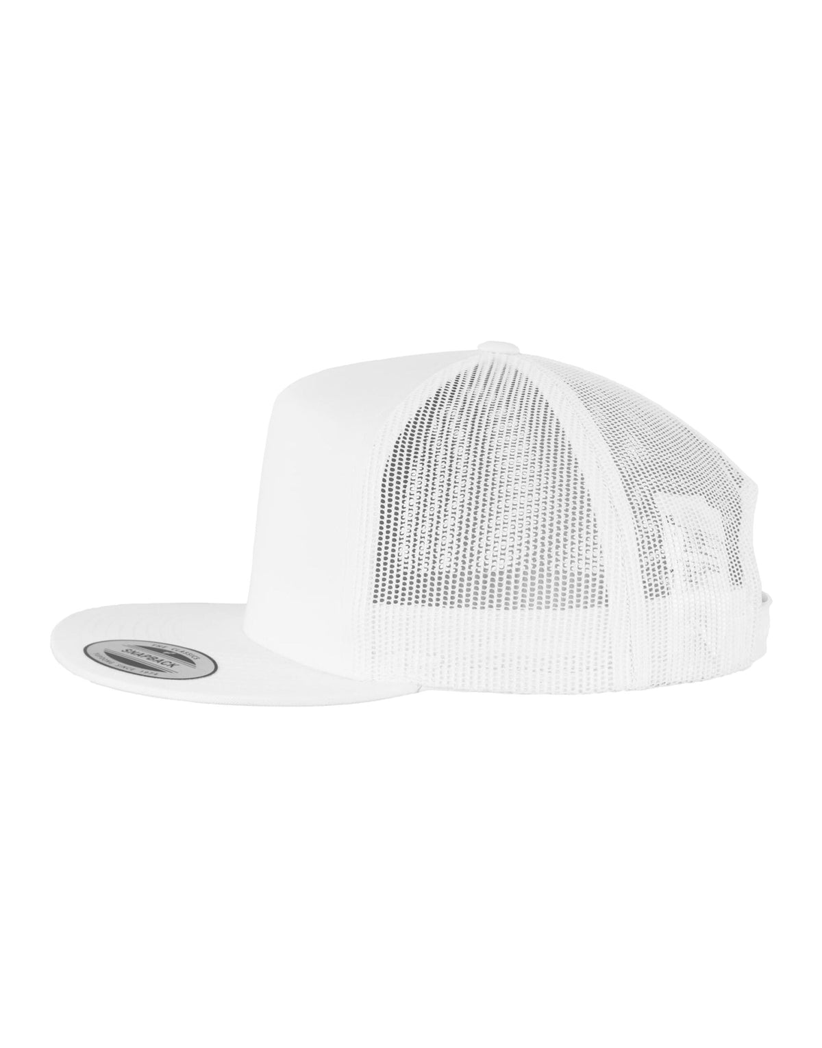 Flexfit 6006 Classic Trucker Cap - White