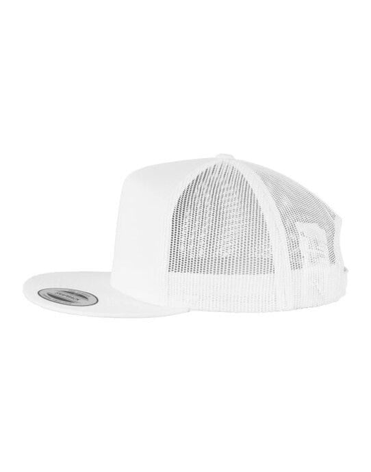 Flexfit 6006 Classic Trucker Cap - White