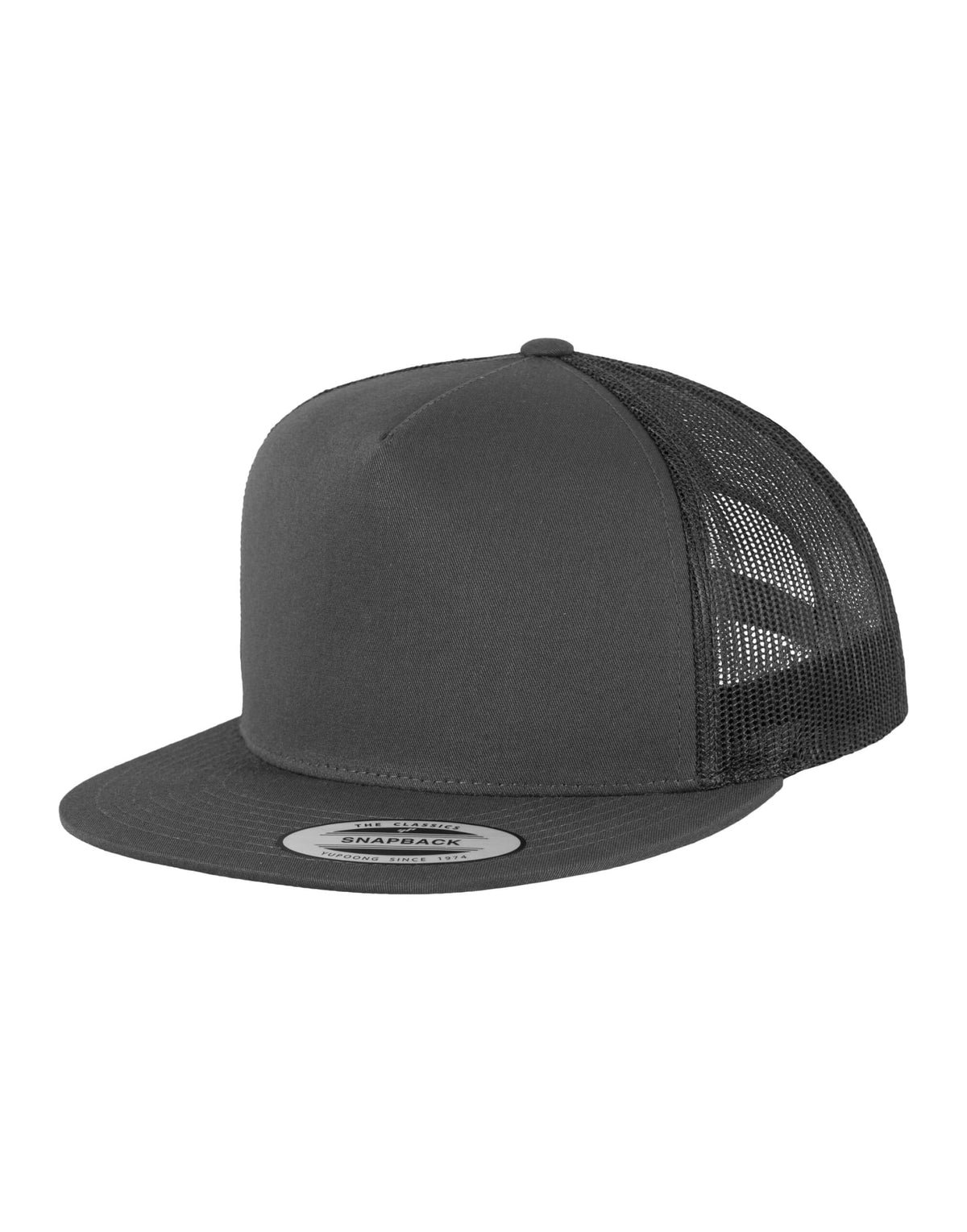 Flexfit 6006 Classic Trucker Cap - Charcoal