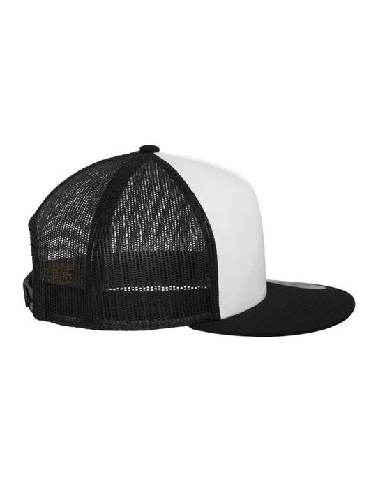 Flexfit 6006W Classic Trucker - Black/White/Black