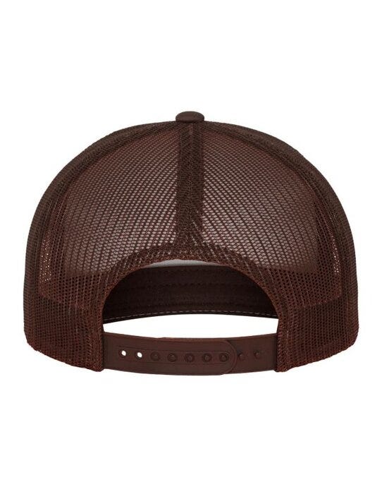Flexfit 6006W Classic Trucker - Brown/White/Brown