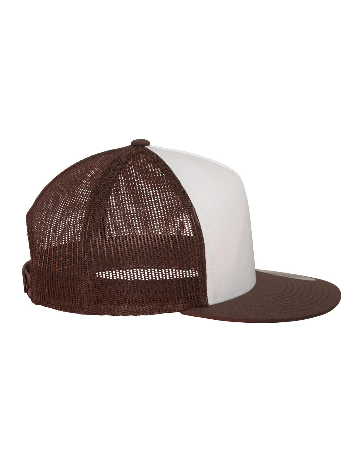 Flexfit 6006W Classic Trucker - Brown/White/Brown
