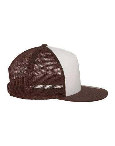 Flexfit 6006W Classic Trucker - Brown/White/Brown