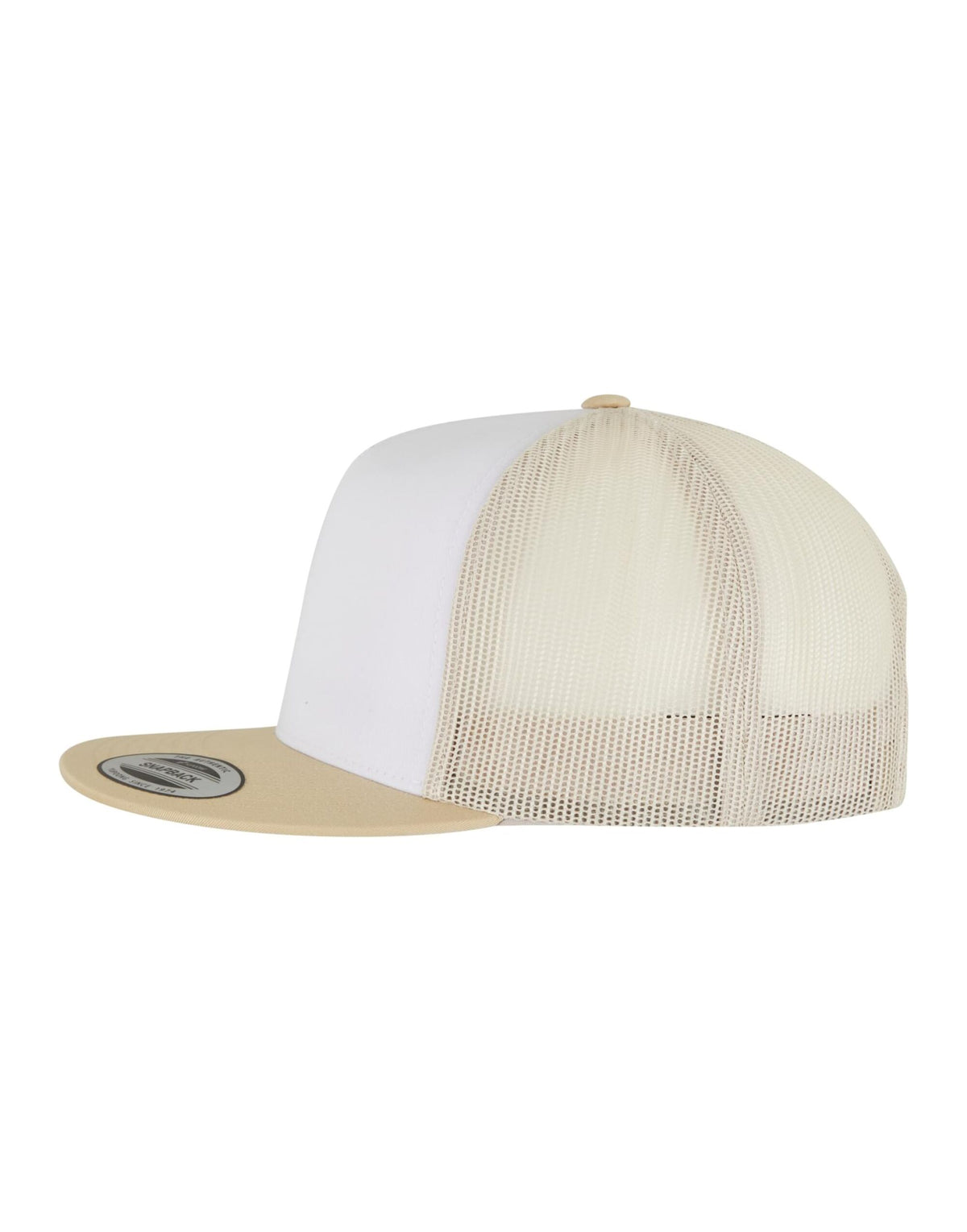 Flexfit 6006W Classic Trucker - Gold/White/Beige