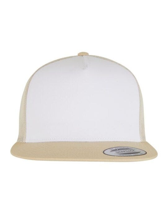 Flexfit 6006W Classic Trucker - Gold/White/Beige