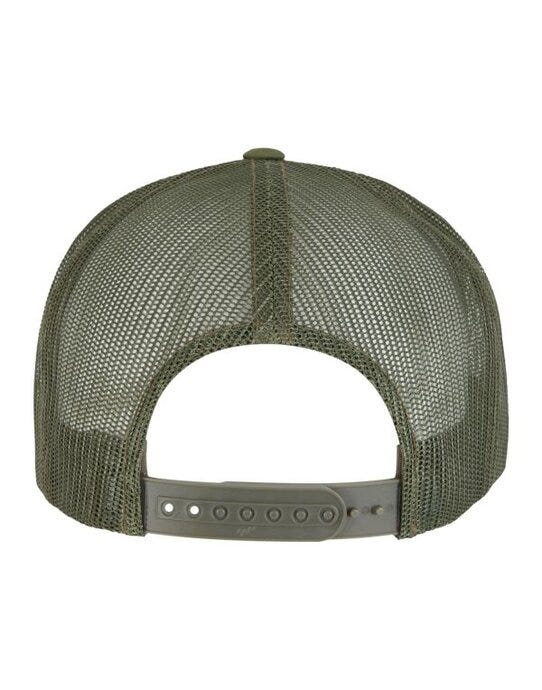 Flexfit 6006W Classic Trucker - Olive/White/Loden