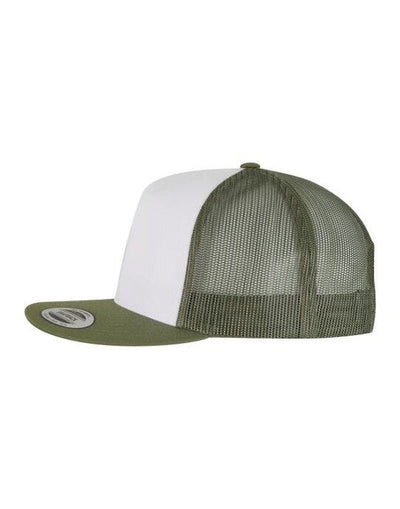 Flexfit 6006W Classic Trucker - Olive/White/Loden