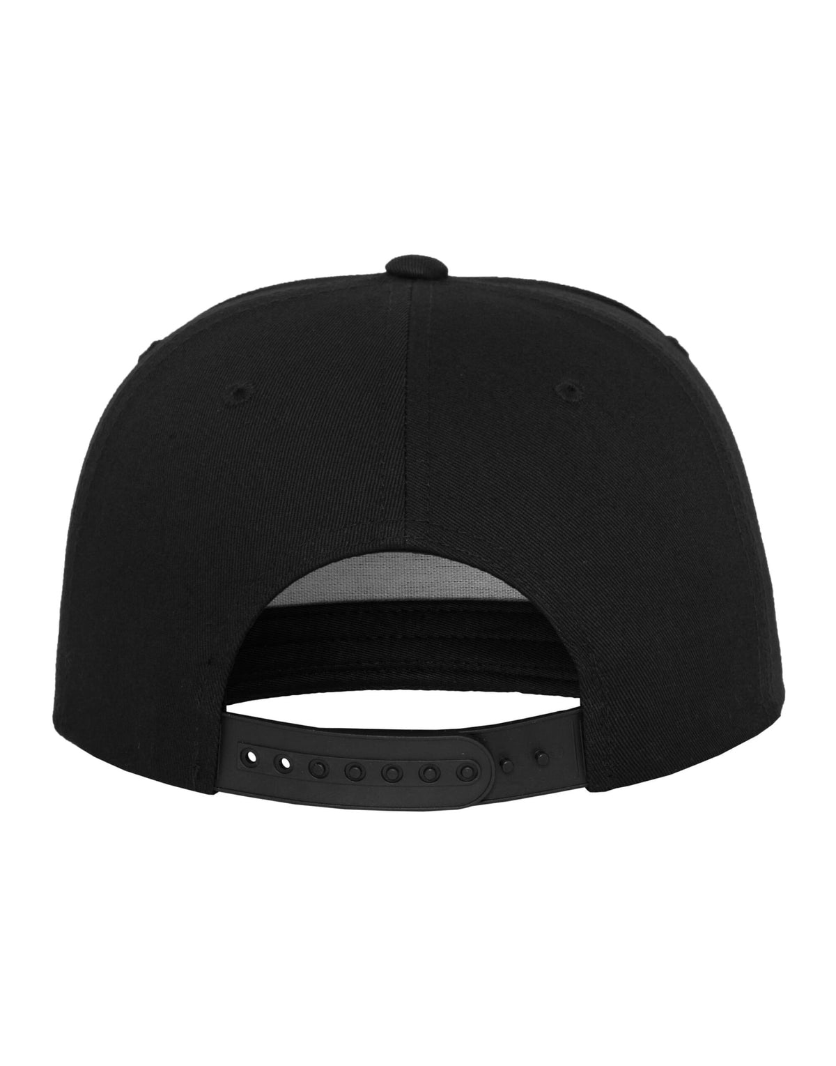 Flexfit 6007 Classic 5 Panel Snapback - Black/Black