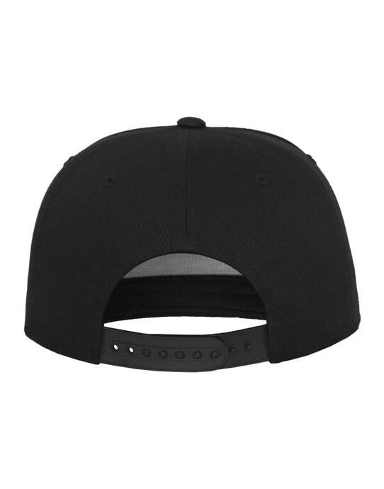 Flexfit 6007 Classic 5 Panel Snapback - Black/Black