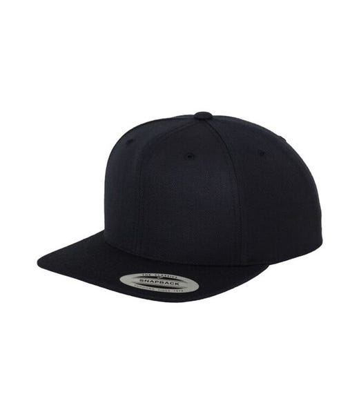 Flexfit 6089M Dark Navy plain snapback cap