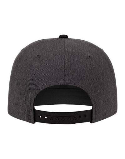 Flexfit 6089MT Two Tone Classic Snapback Cap - Charcoal/Black