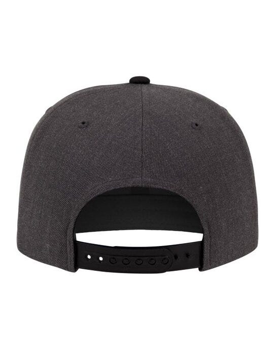 Flexfit 6089MT Two Tone Classic Snapback Cap - Charcoal/Black