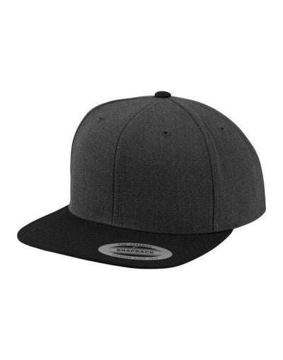Flexfit 6089MT Two Tone Classic Snapback Cap - Charcoal/Black