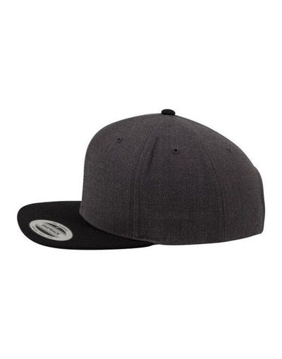 Flexfit 6089MT Two Tone Classic Snapback Cap - Charcoal/Black