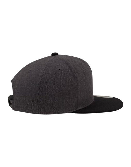 Flexfit 6089MT Two Tone Classic Snapback Cap - Charcoal/Black