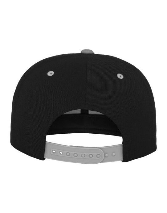Flexfit 6089MT Two Tone Classic Snapback Cap - Black/Silver