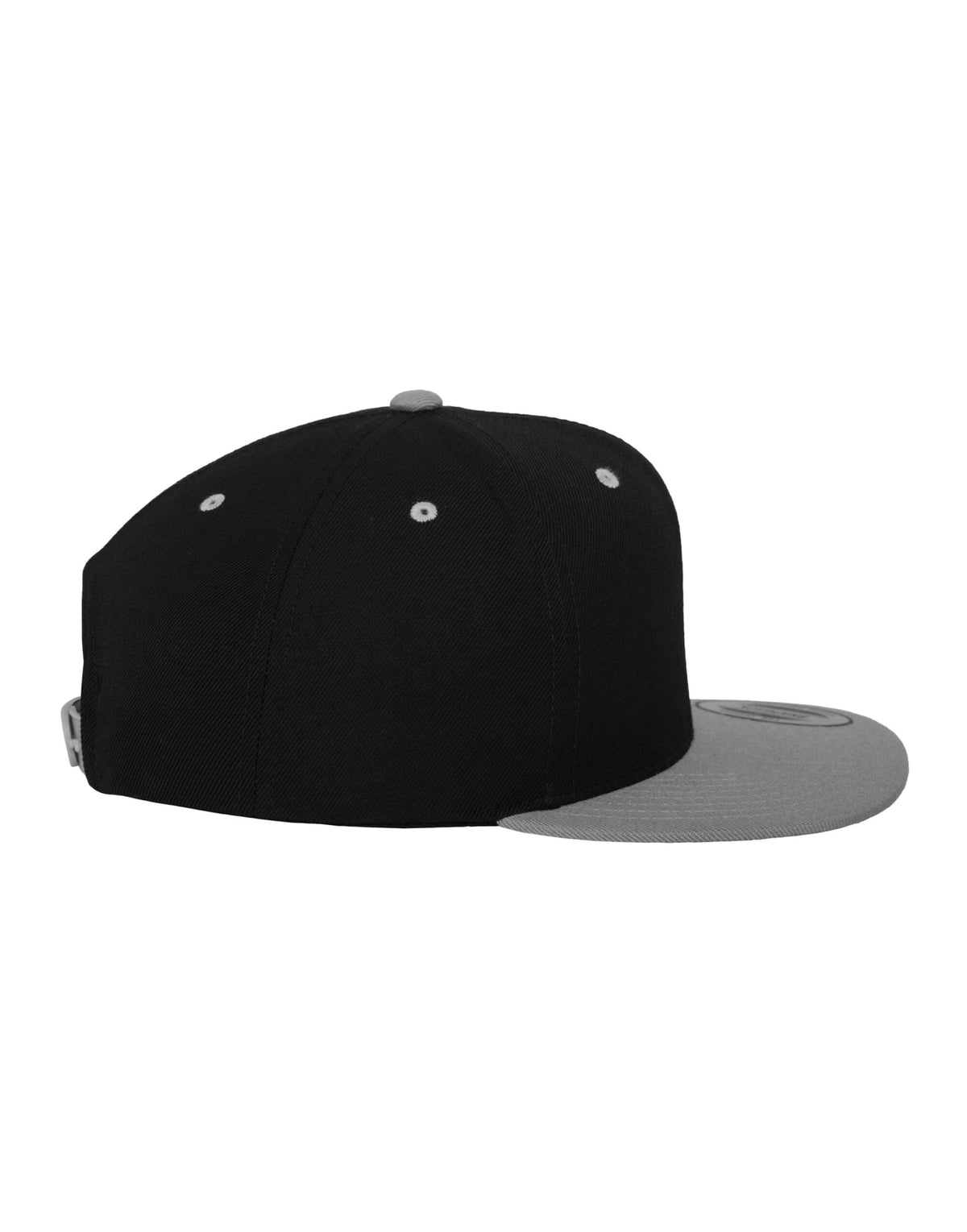 Flexfit 6089MT Two Tone Classic Snapback Cap - Black/Silver