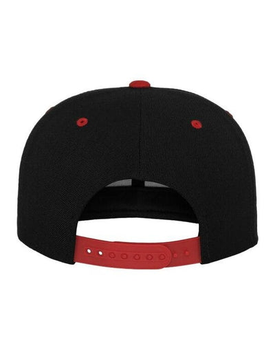 Flexfit 6089MT Two Tone Classic Snapback Cap - Black/Red