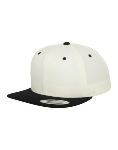 Flexfit 6089MT Two Tone Classic Snapback Cap - Natural/Black