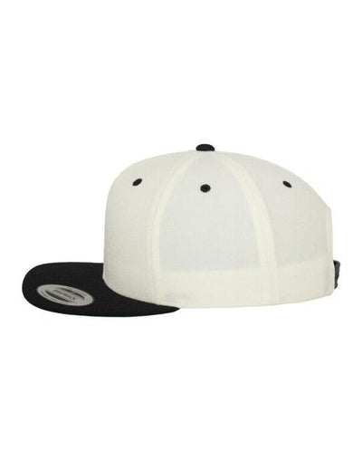 Flexfit 6089MT Two Tone Classic Snapback Cap - Natural/Black