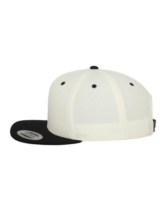 Flexfit 6089MT Two Tone Classic Snapback Cap - Natural/Black
