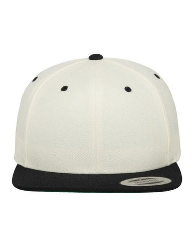 Flexfit 6089MT Two Tone Classic Snapback Cap - Natural/Black