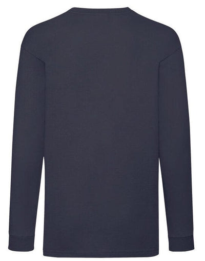 Fruit Of The Loom 61007 FOTL Kids Valueweight Long Sleeve T - Deep Navy