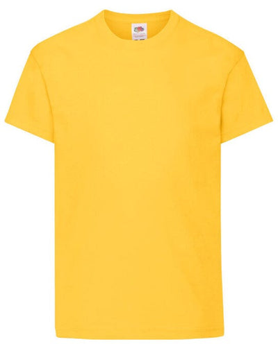 Fruit Of The Loom 61019 FOTL Kids Original T - Sun