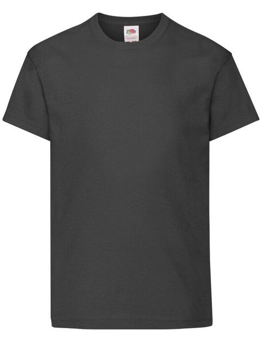 Fruit Of The Loom 61019 FOTL Kids Original T - Black