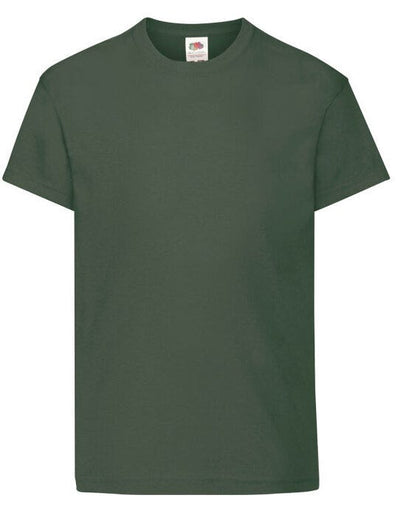 Fruit Of The Loom 61019 FOTL Kids Original T - Bottle Green