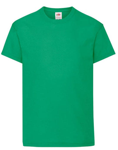 Fruit Of The Loom 61019 FOTL Kids Original T - Kelly Green