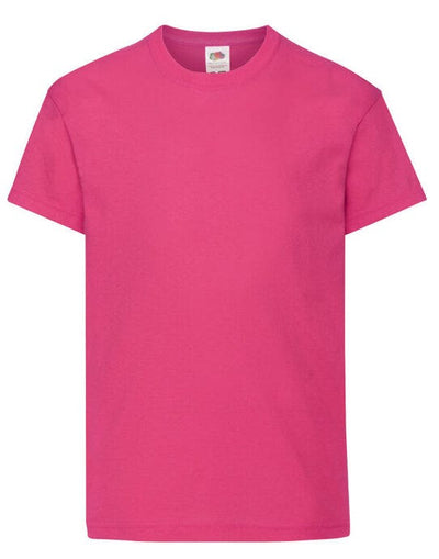 Fruit Of The Loom 61019 FOTL Kids Original T - Fuchsia