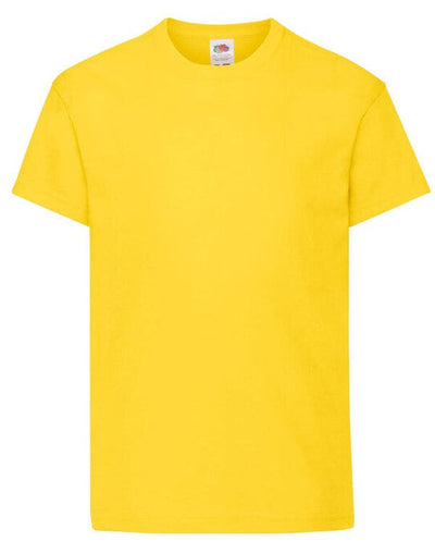Fruit Of The Loom 61019 FOTL Kids Original T - Yellow