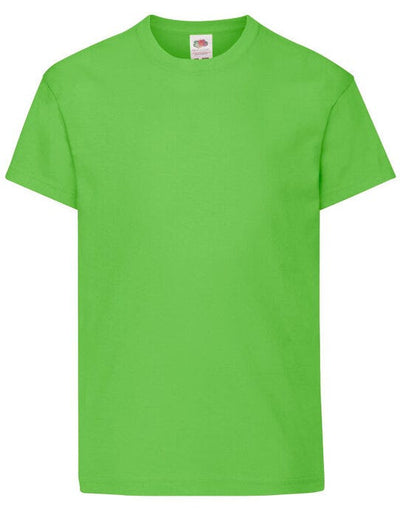 Fruit Of The Loom 61019 FOTL Kids Original T - Lime