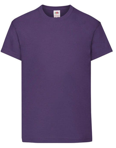 Fruit Of The Loom 61019 FOTL Kids Original T - Purple
