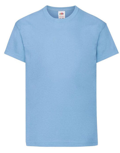 Fruit Of The Loom 61019 FOTL Kids Original T - Sky Blue
